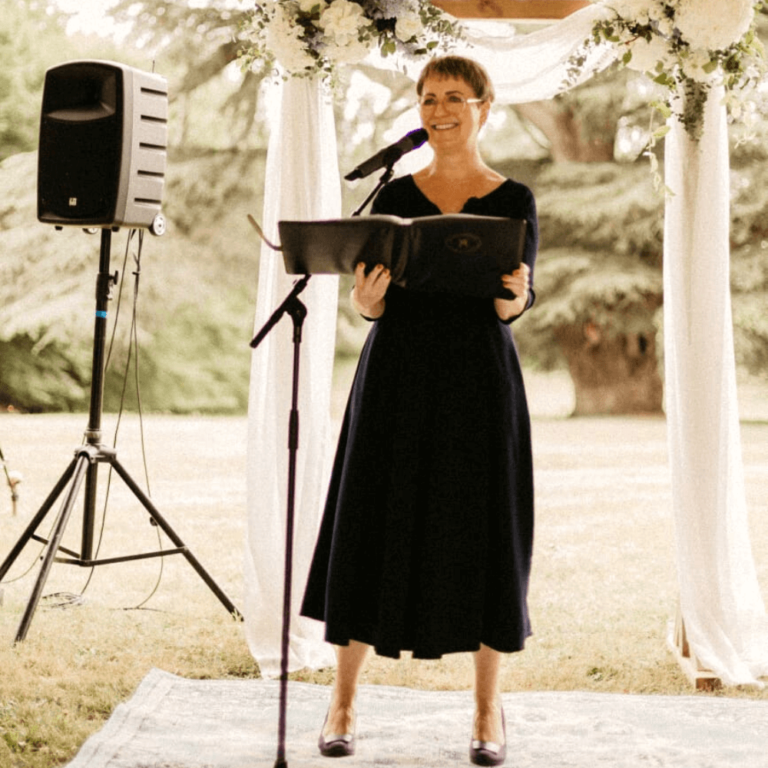 Humanist wedding Barbara Cullinan wedding