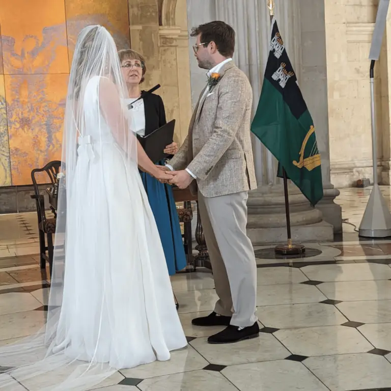 Dave and Trish humanist wedding dublin